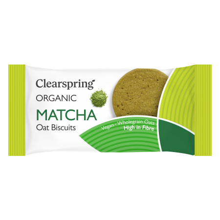 [ANGEBOT DER WOCHE] Haferkekse - Matcha, BIO, Clearspring, 40g